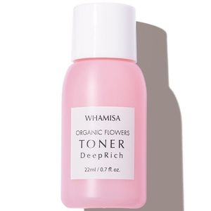 Whamisa organic flowers toner deep rich moisturizing damask oil travel size